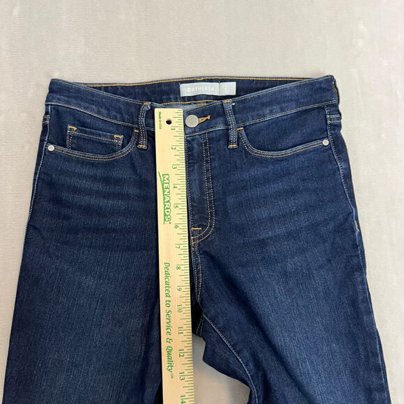 Athleta Jeans Womens 8 Tall Blue Denim Sculptek Ultra Skinny High Rise 511195-00 - Picture 7 of 14